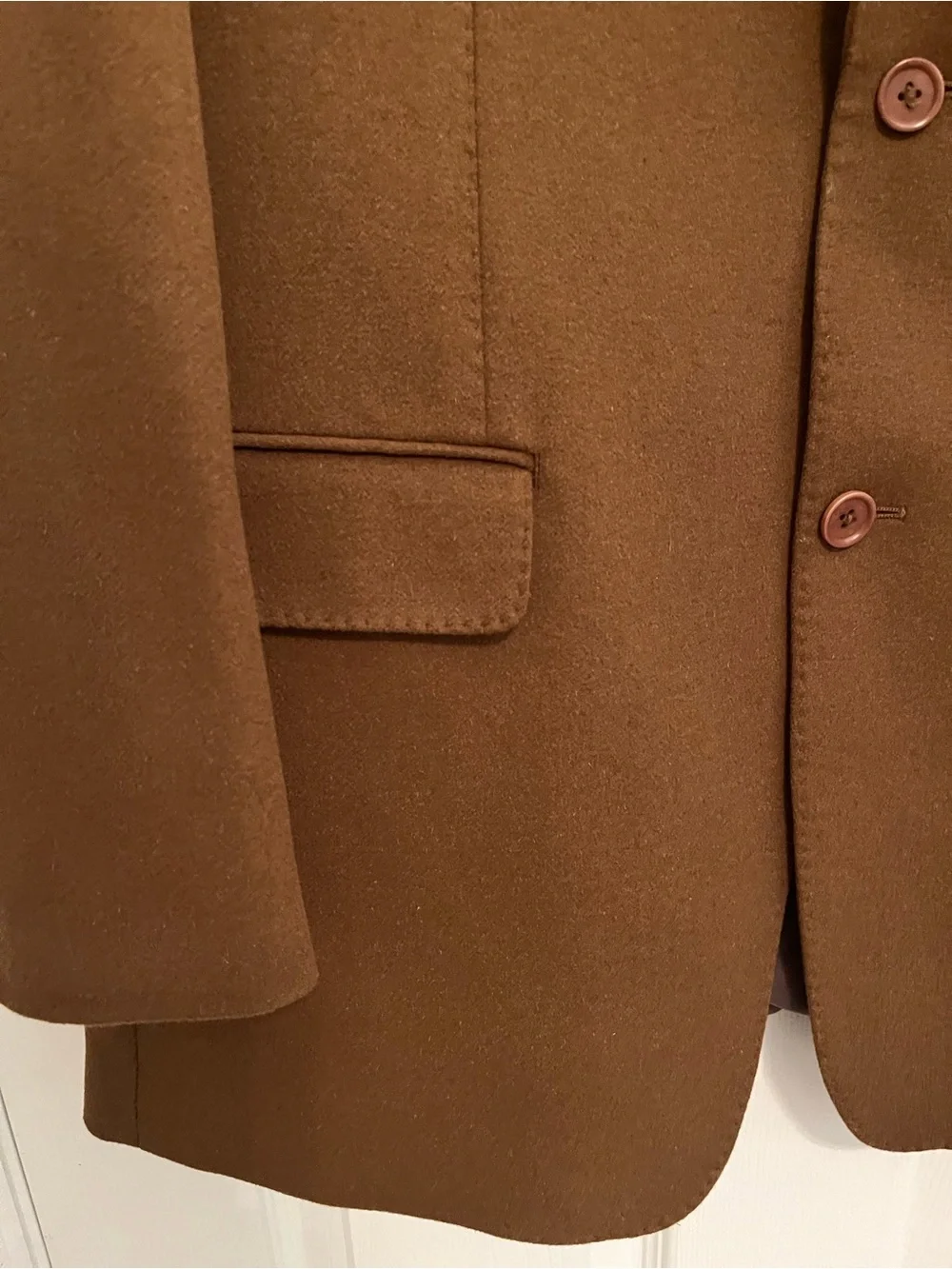 Michael Michael Kors Brown Wool Silk Cashmere Blazer Sport Coat Men’s 42R
